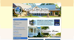 Desktop Screenshot of cityoflakebutler.com